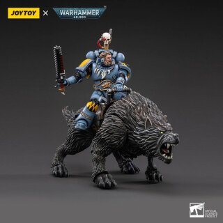 Warhammer 40k Actionfigur 1/18 Space Wolves Thunderwolf Cavalry Frode