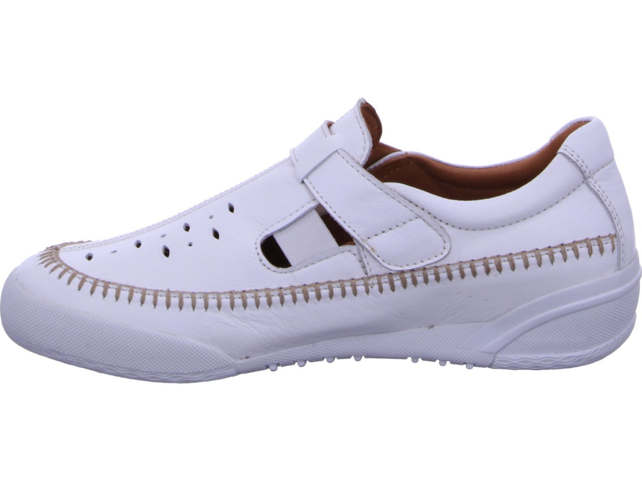 DIVERSE Sportliche Slipper weiss