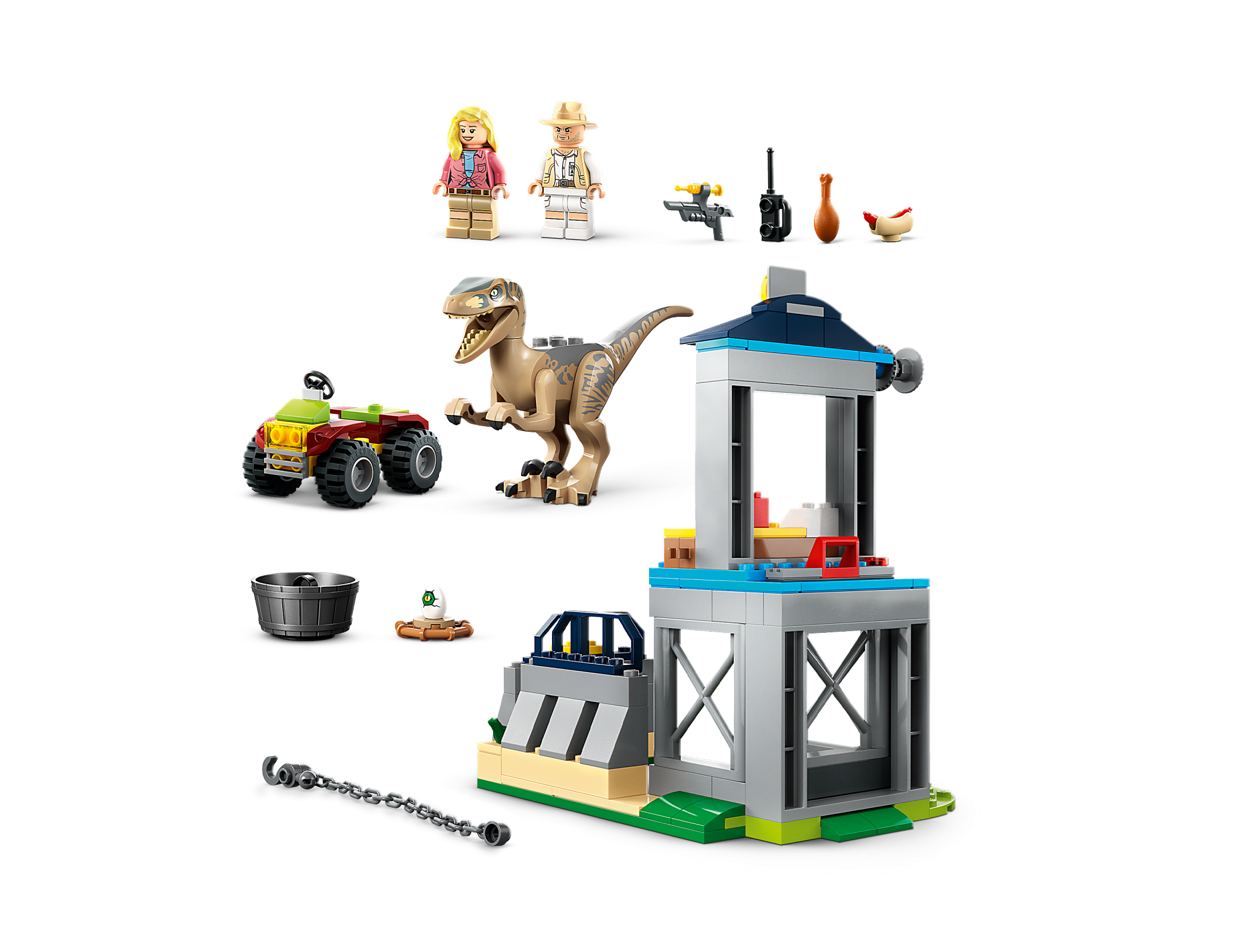 Flucht des Velociraptors 76957