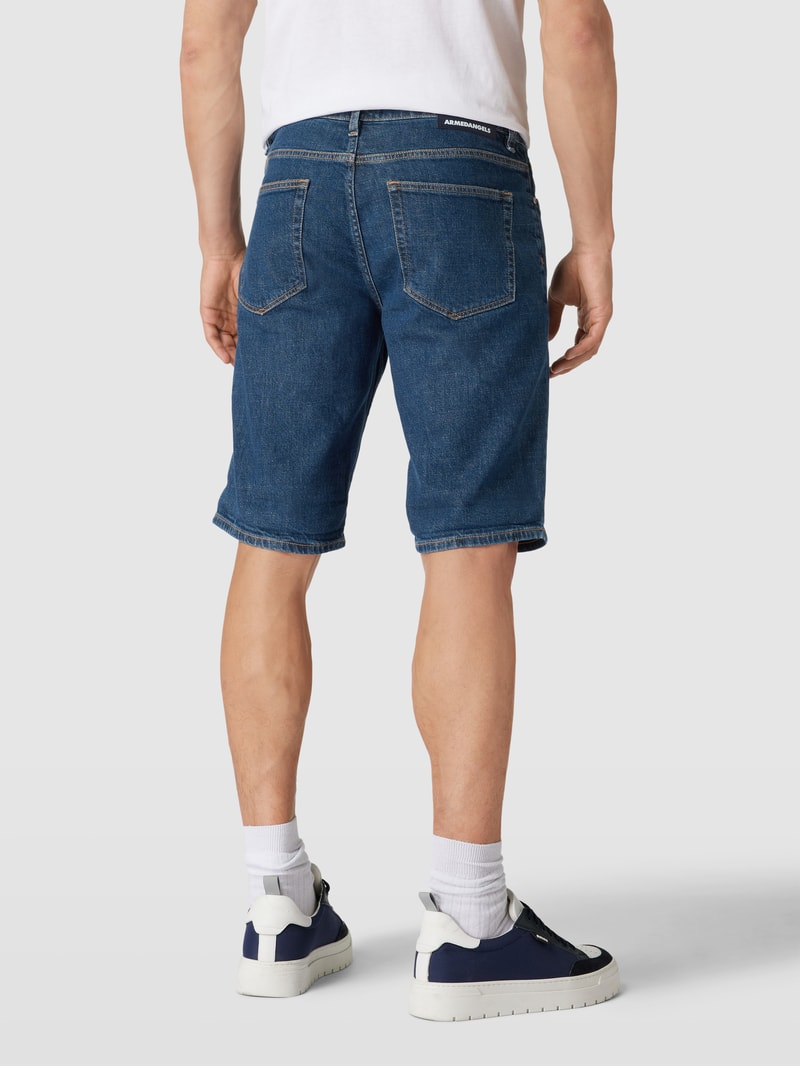 Jeansshorts im 5-Pocket-Design Modell 'NAAIL' in dunkelblau