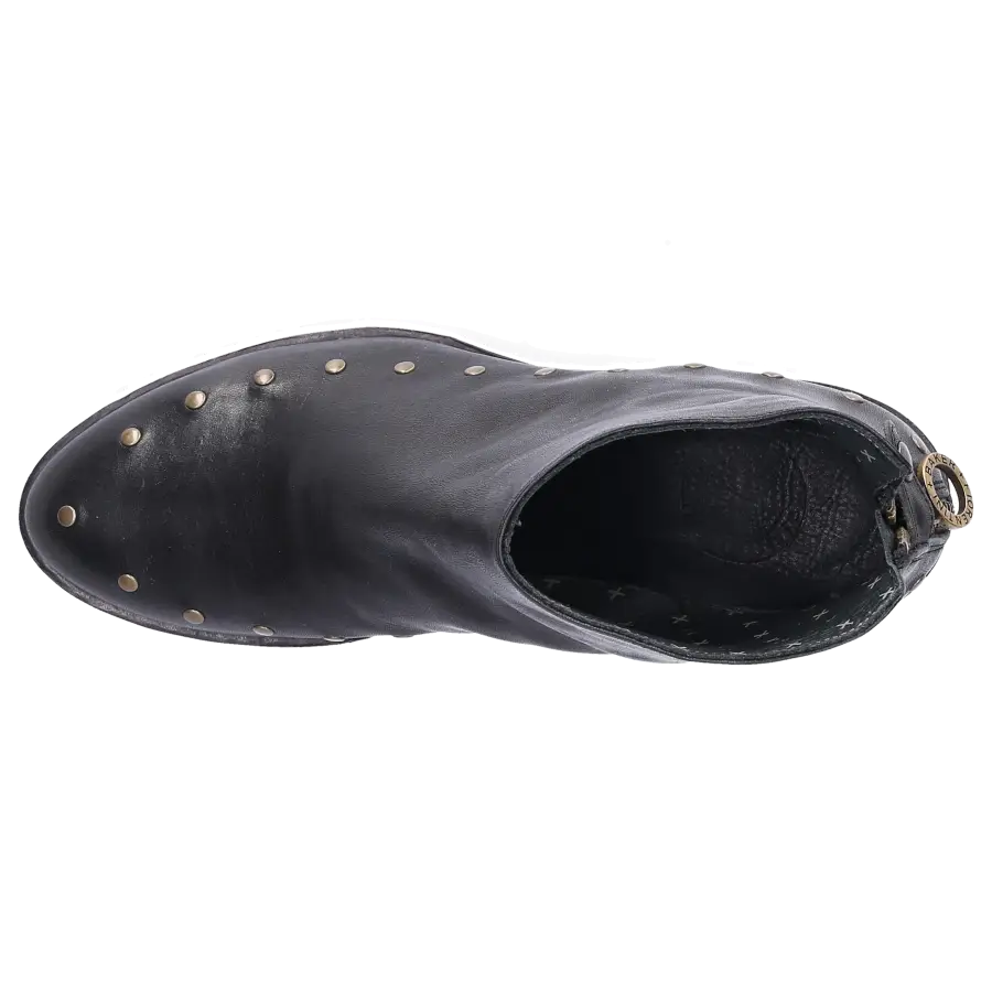 Fiorentini + Baker - Stiefeletten LEMMA BO Glattleder Nieten schwarz - schwarz