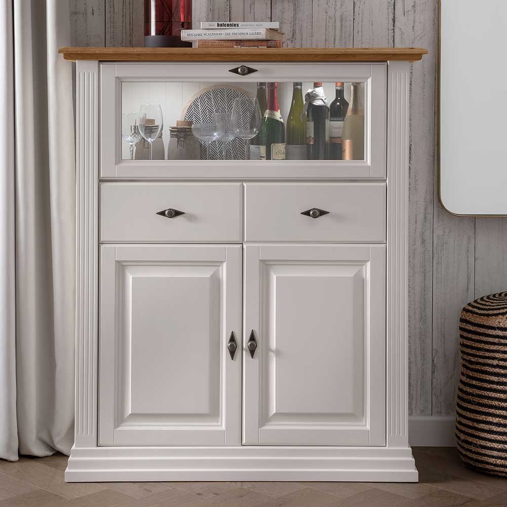 Pharao24 Barschrank Nadia aus Massivholz