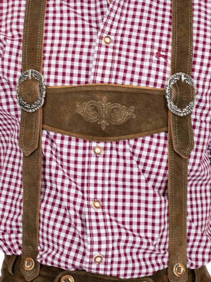 MADDOX Lederhose KORBINIAN-HT in dunkelbraun günstig kaufen