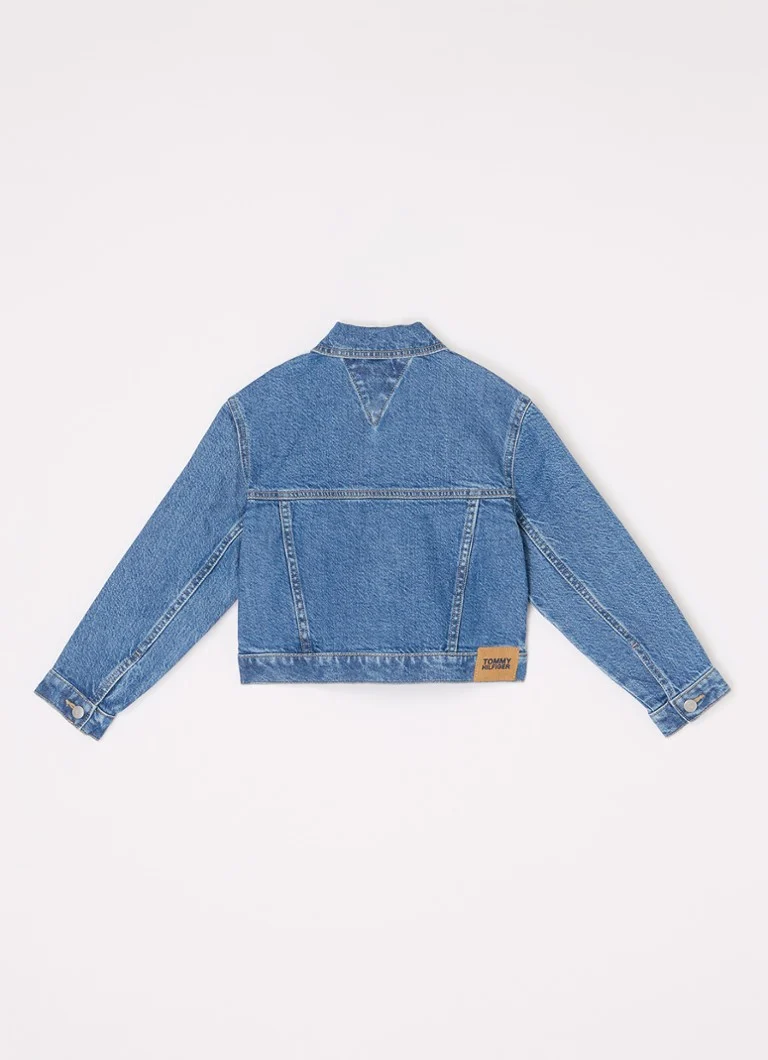 Jachetă din denim Tommy Hilfiger cu logo brodat