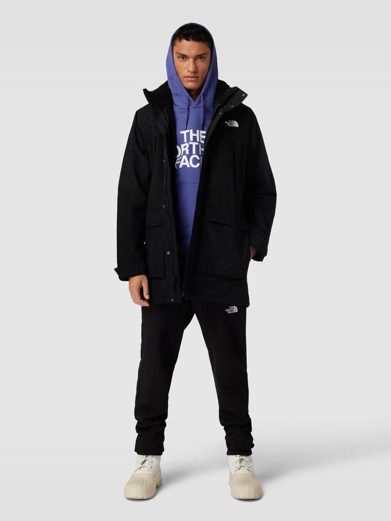 Parka mit Label-Stitching Modell 'KATAVI' in schwarz