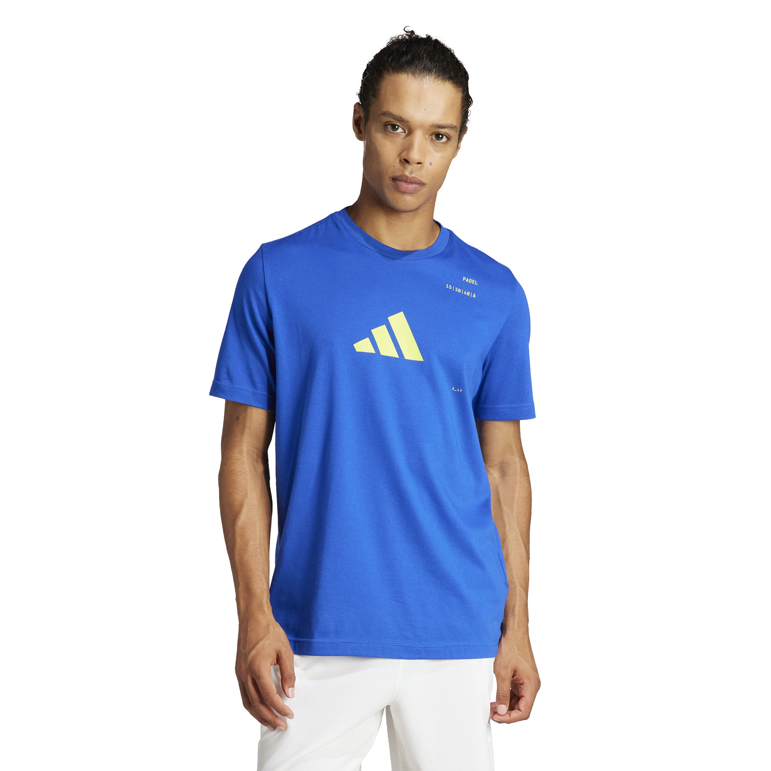 T-Shirt Herren - Blau, Gelb