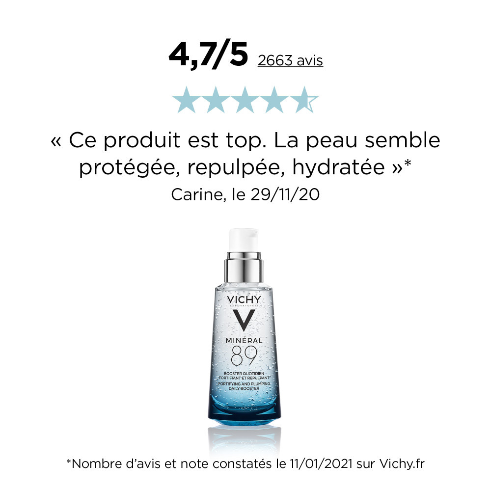 Vichy Mineral 89 Booster quotidien fortifiant et repulpant