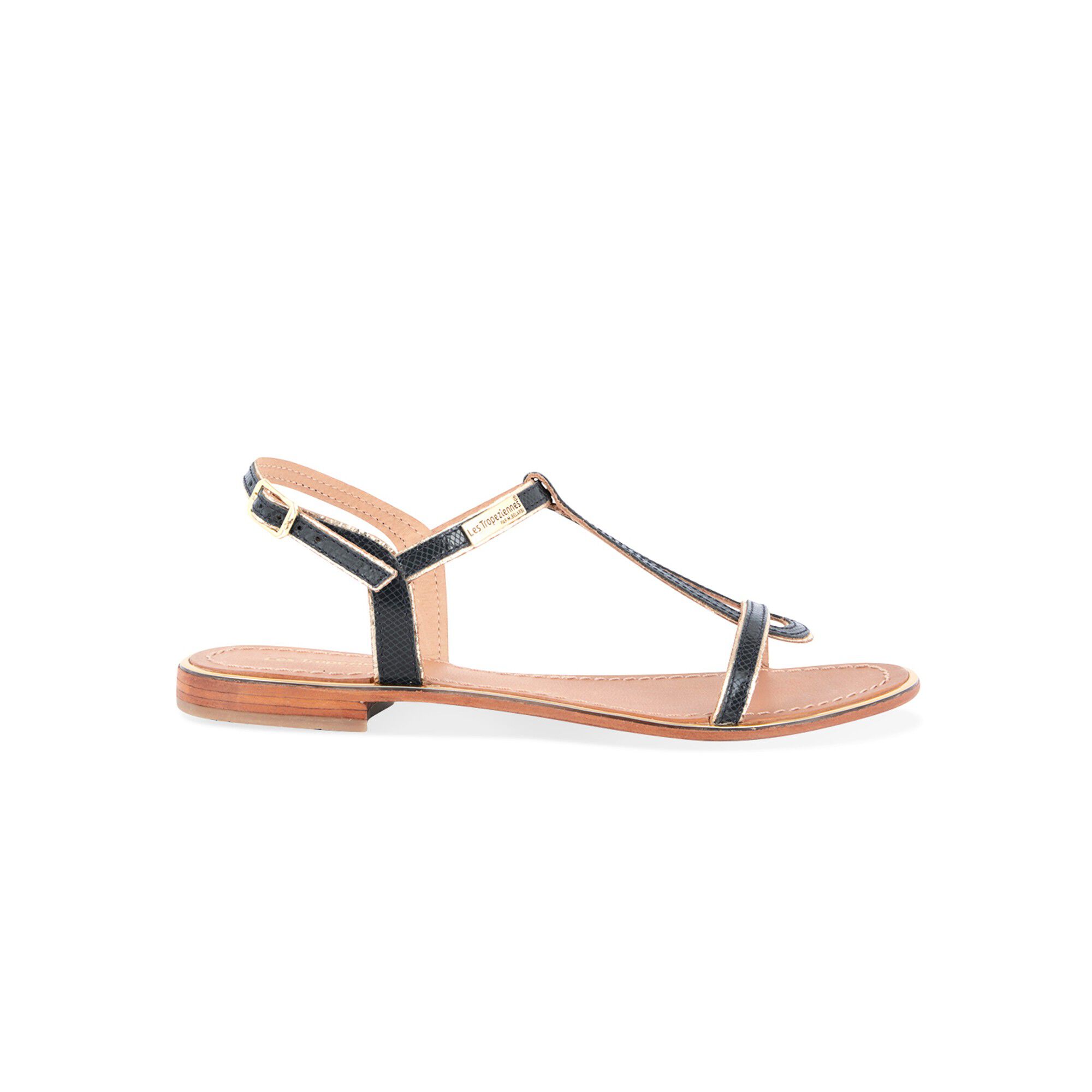 Sandales plates en cuir Hamore