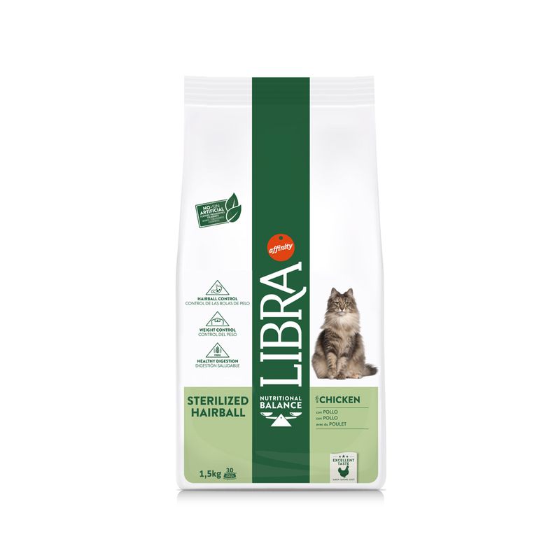 Libra Cat Sterilized Hairball Huhn zu TOP-Preisen