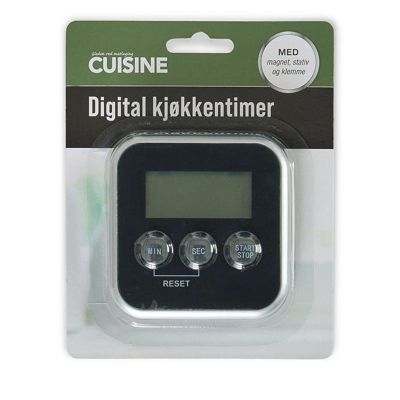 Cuisine Kjøkkentimer Digital m/magnet