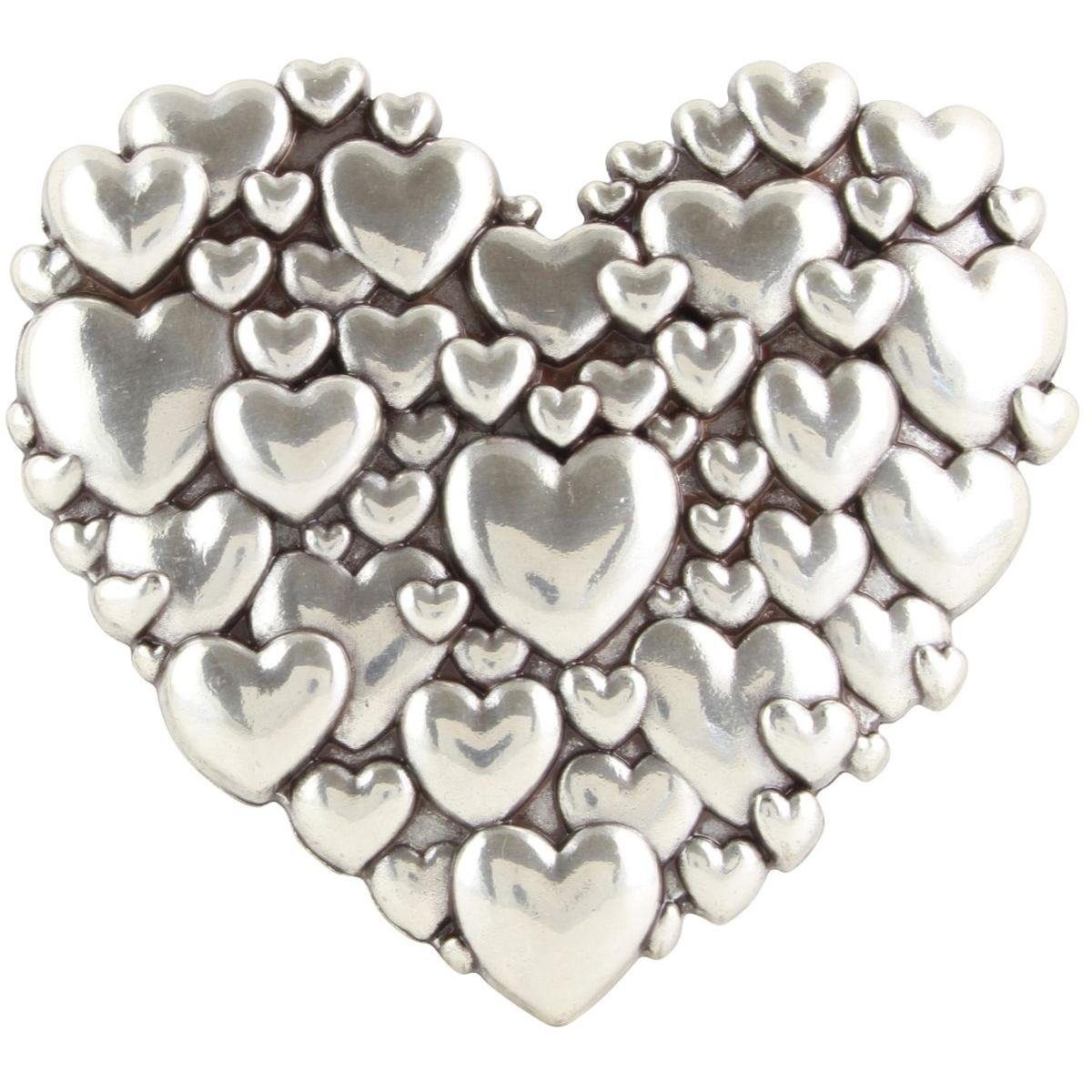 BELTINGER Gürtelschnalle Hearty 4,0 cm - Buckle Wechselschließe Gürtelschließe 40mm - Gürtel bi