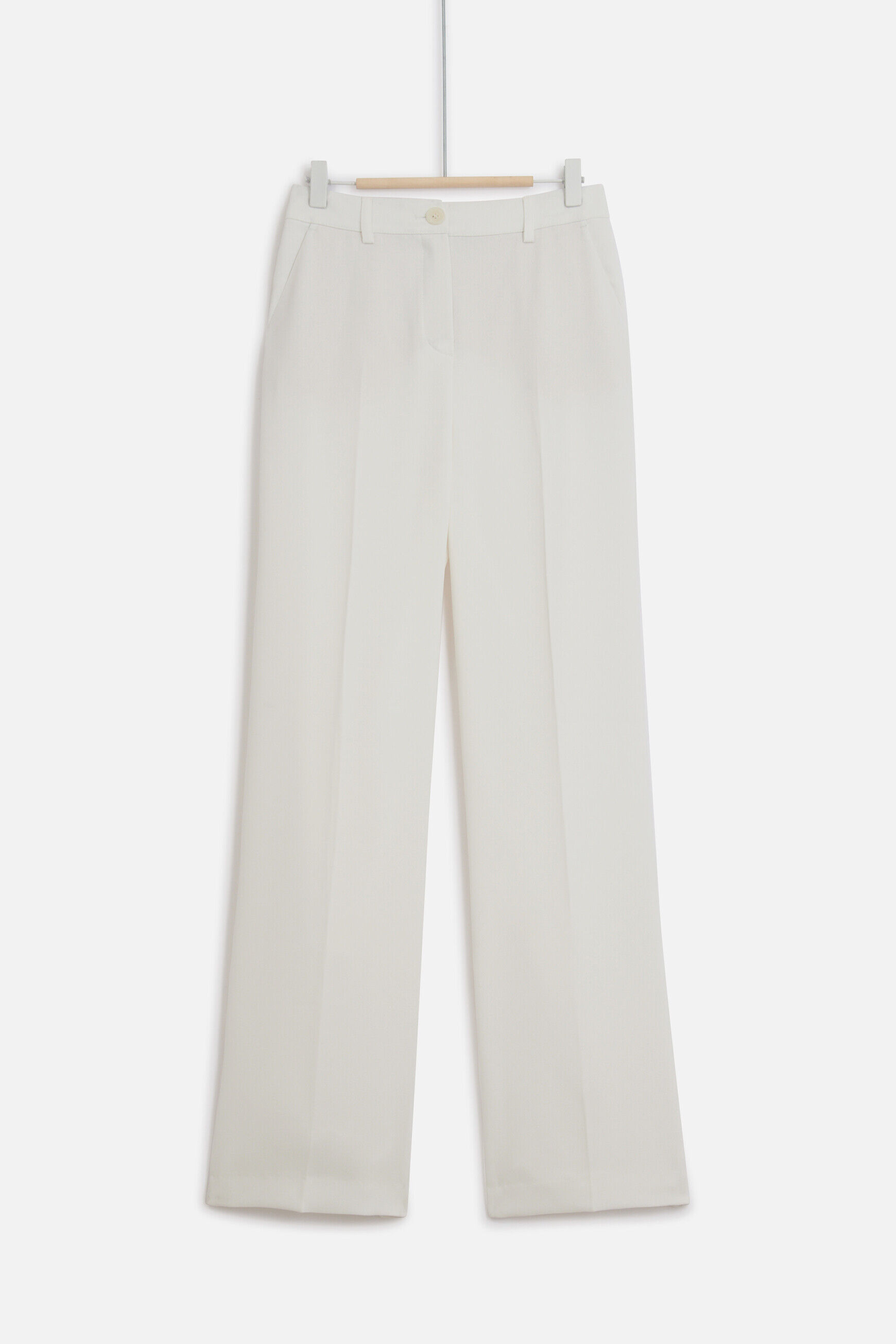 pantalon gaby ecru femme