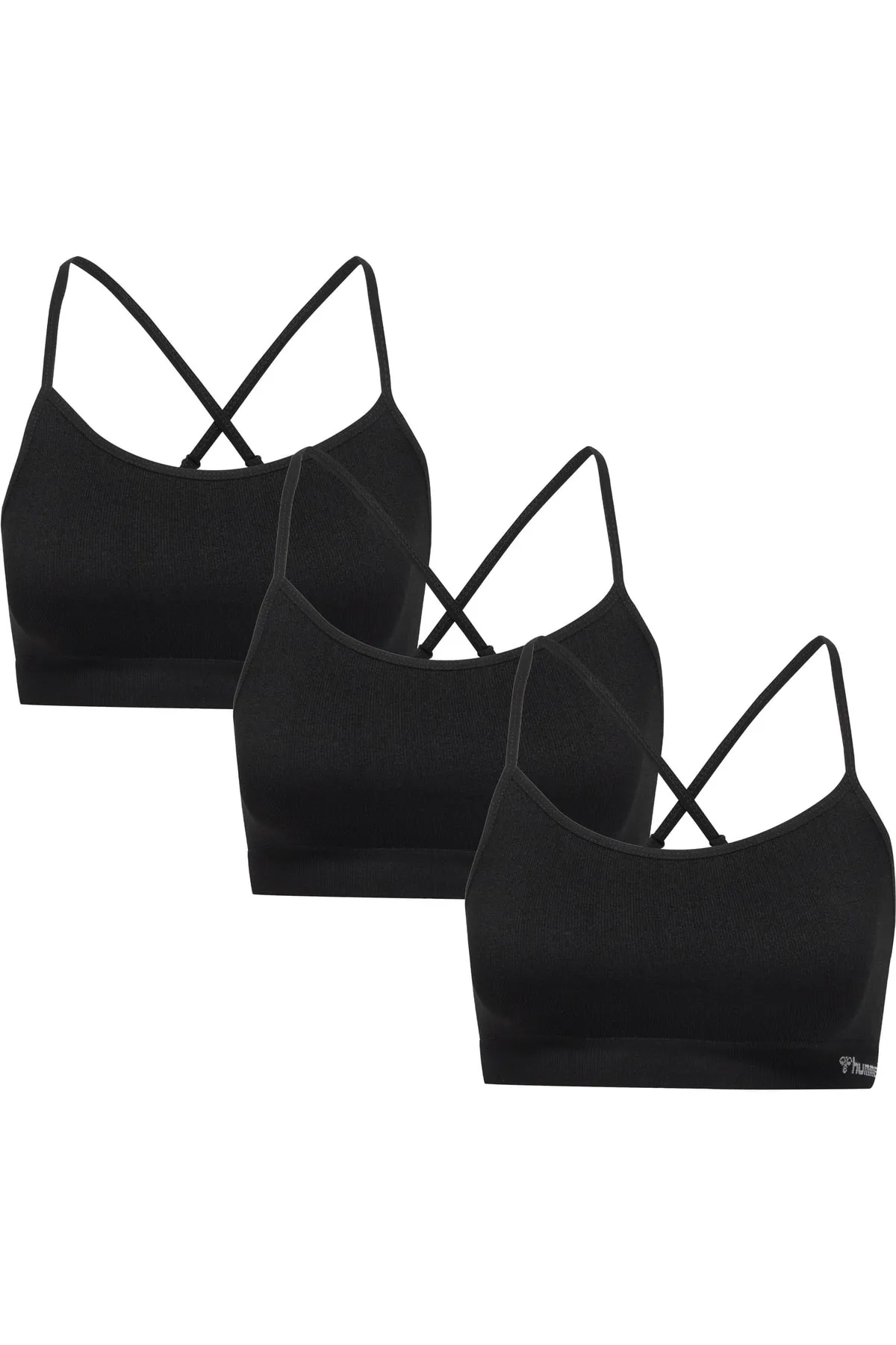 hummel  Sport-BH - Schwarz - Lizenzartikel