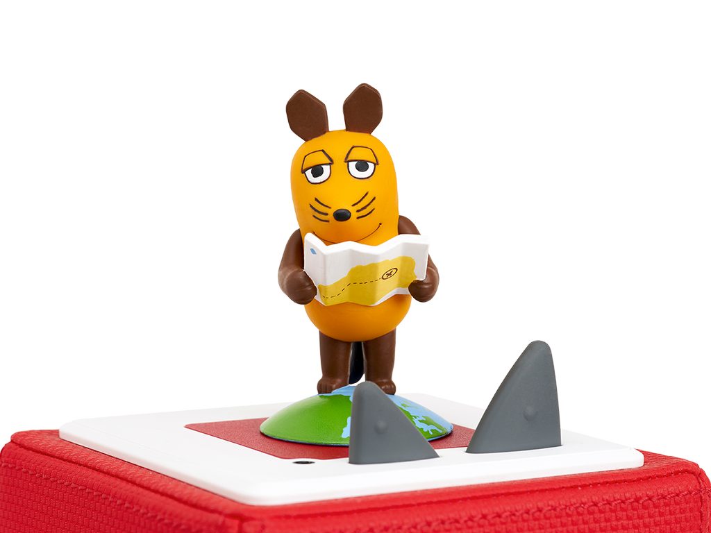 tonies Hörspiel Die Sendung mit der Maus - Mit der Maus die Welt entdecken, (1-St), magnethaftend,handbemalt,integrierter NFC-Chip
