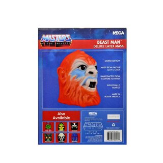 Masters of the Universe Replik Deluxe Latexmaske - Beastman