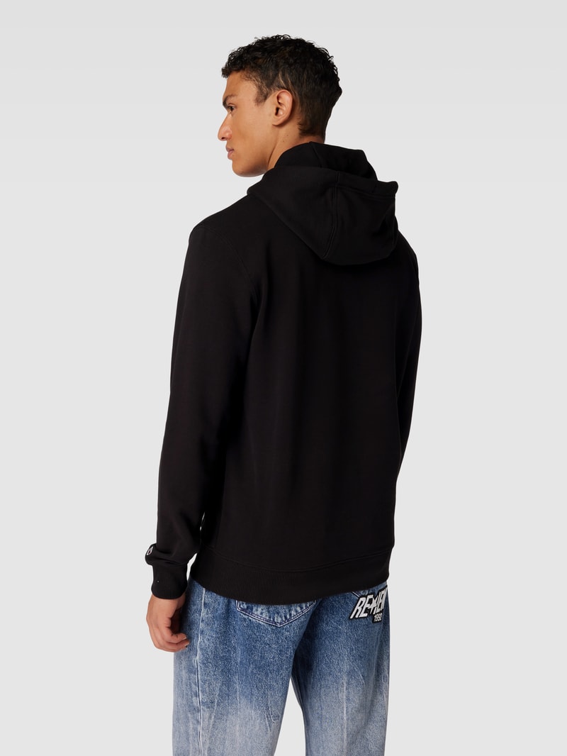 Hoodie mit Label-Print Modell 'ENTRY GRAPHIC' in schwarz