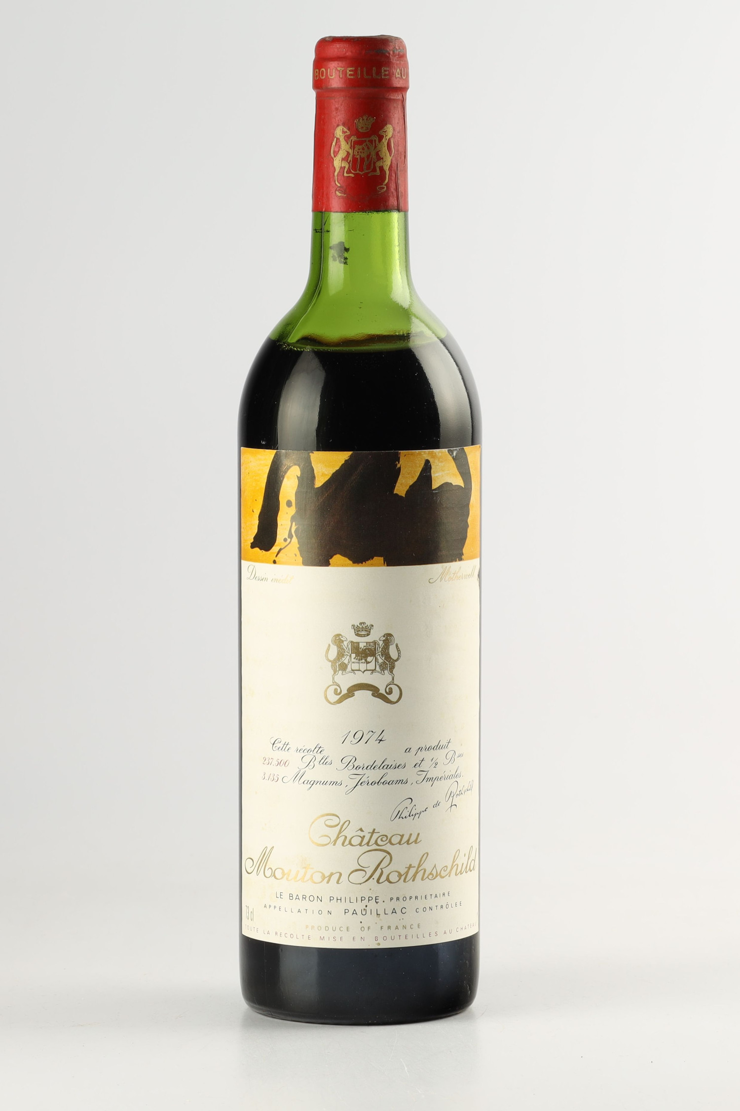 Château Mouton Rothschild 1974, Pauillac