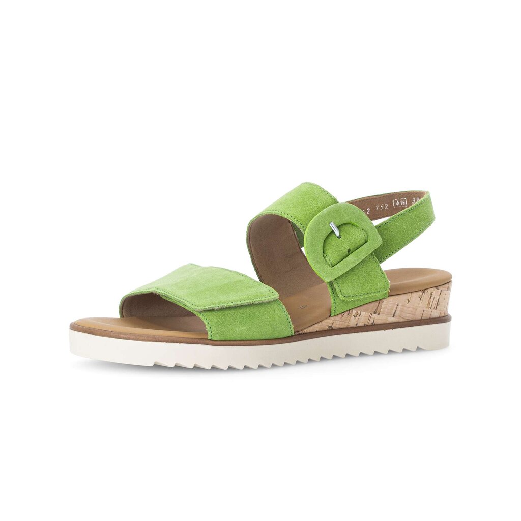Gabor comfort Keilsandalette grün