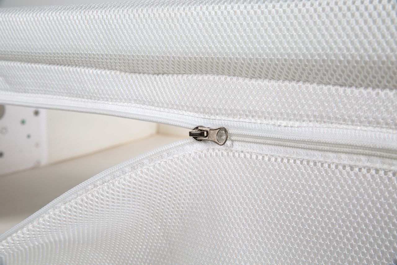 Roba safe asleepRoom Bed 60 x 120 cm 'Sternenzauber', Beistellbett inkl. Zubehör, weiß lackiert