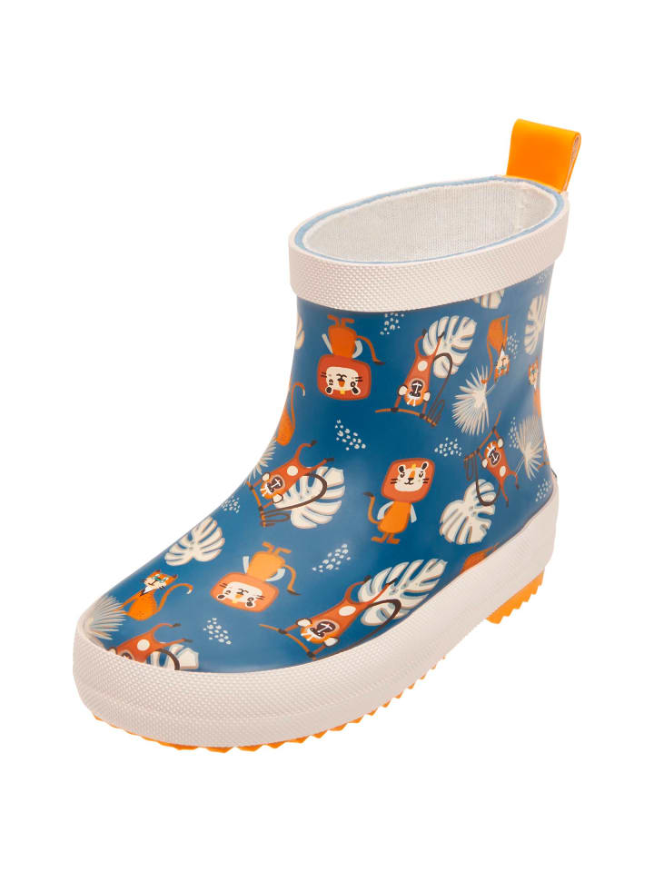 Playshoes Gummistiefel Halbschaft Dschungel in petrol günstig kaufen