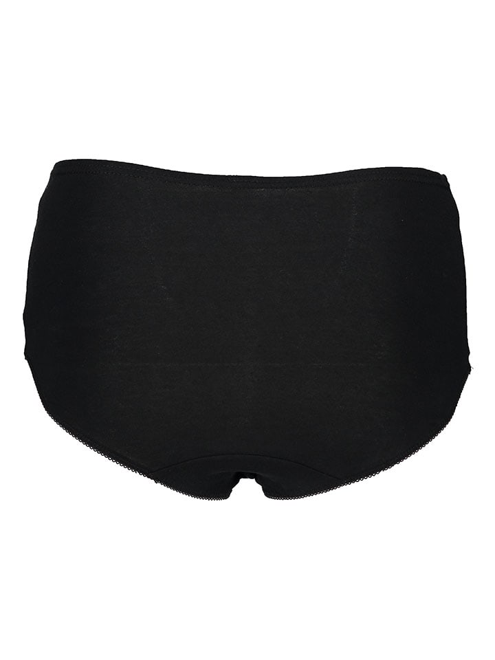 PETITE FLEUR 5er-Set: Taillenslips in Schwarz/ Beige/ Weiß günstig kaufen
