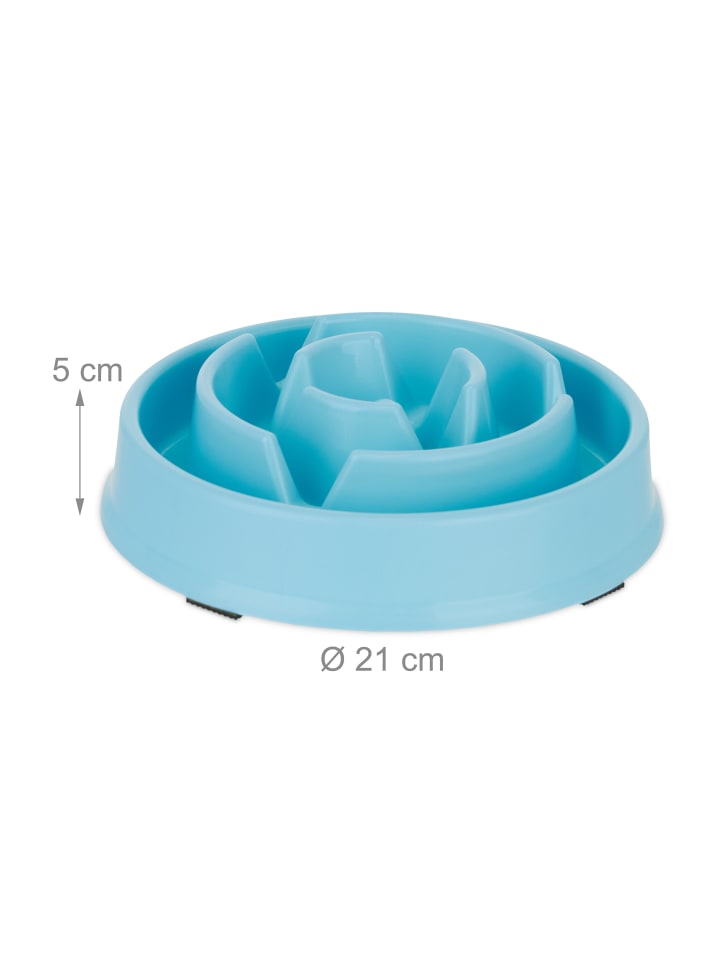 relaxdays Anti Schling Napf in Blau - 400 ml günstig kaufen onesize