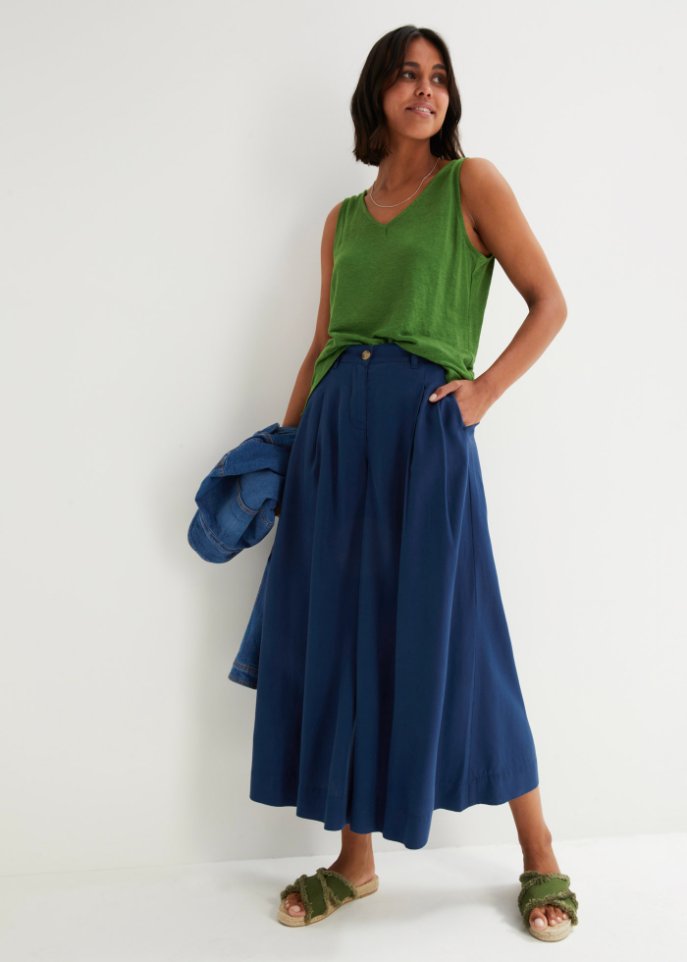 Leinen-Tanktop