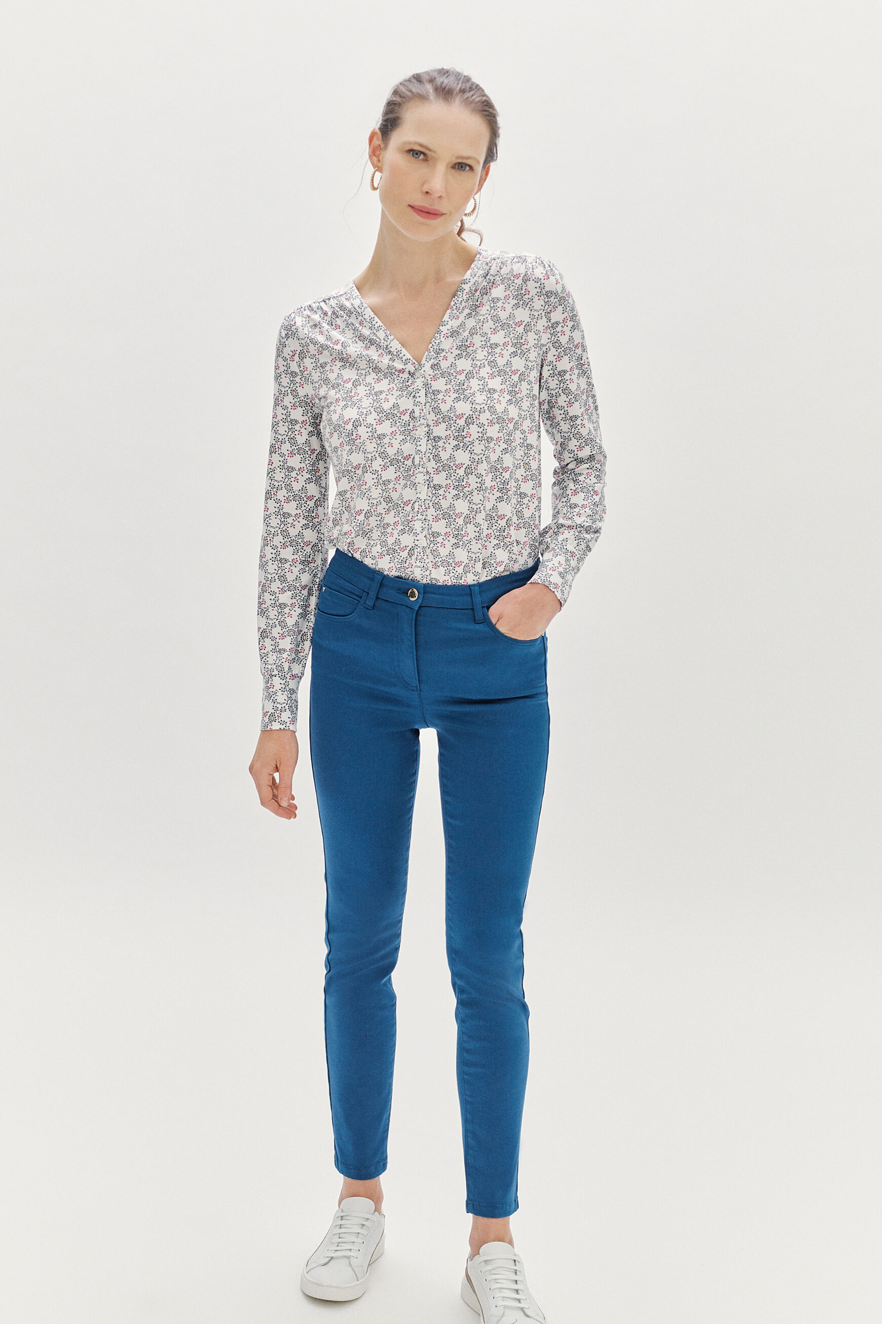 t-shirt zoe arabesque ivoire femme