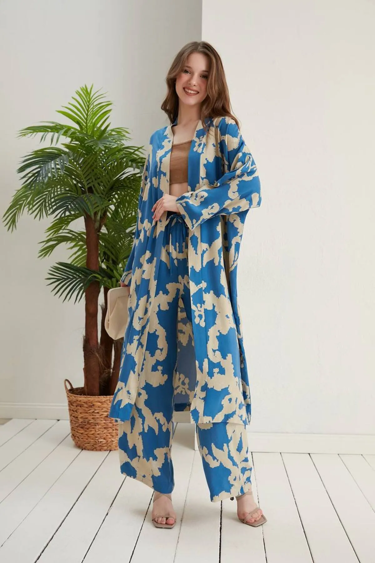 ZF BUTİK  Zweiteiler - Blau - Regular Fit