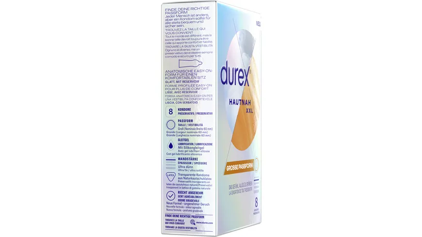 Durex Kondome Hautnah XXL