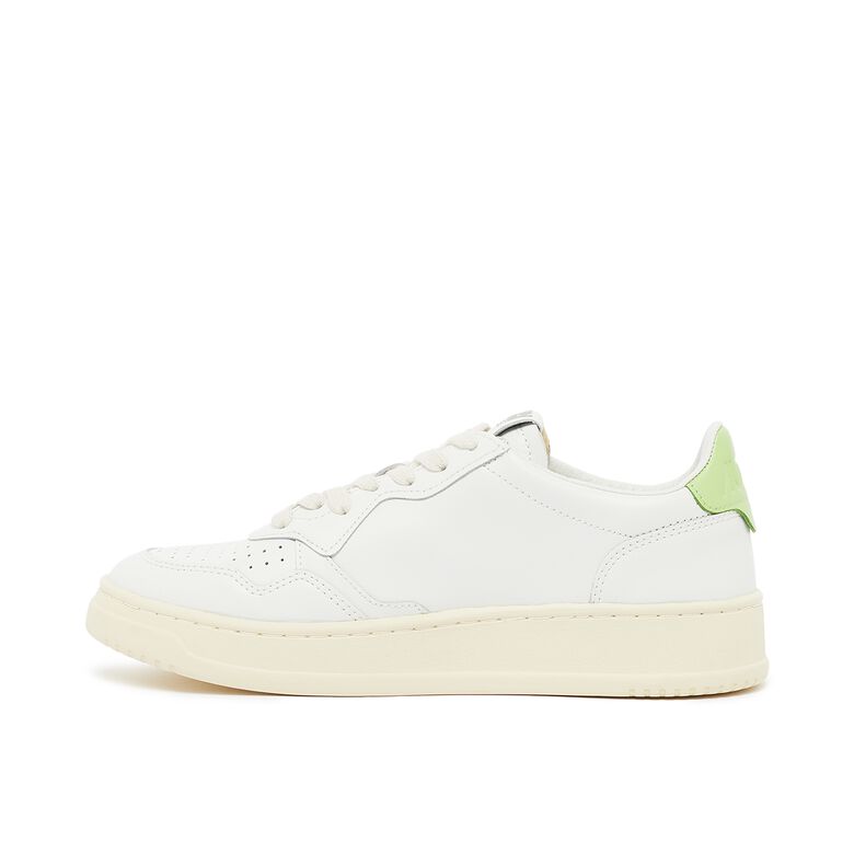 Autry Wmns Medalist Low leat/leat wht/snap grn