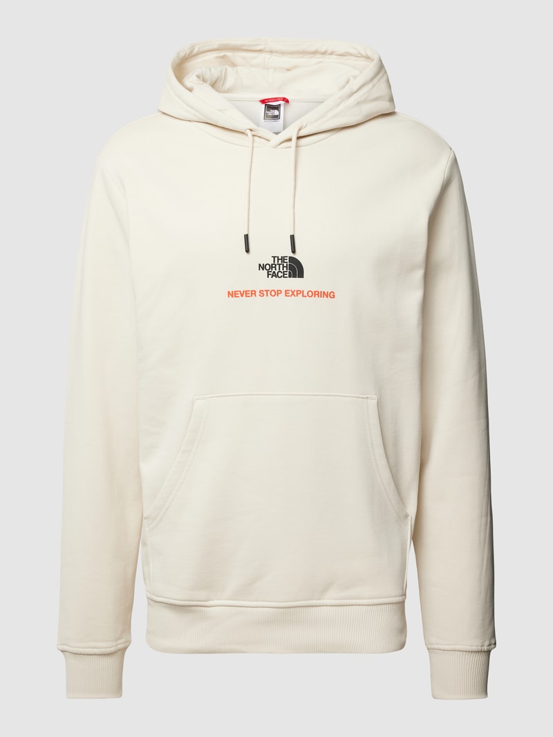 Hoodie mit Statement-Print in sand