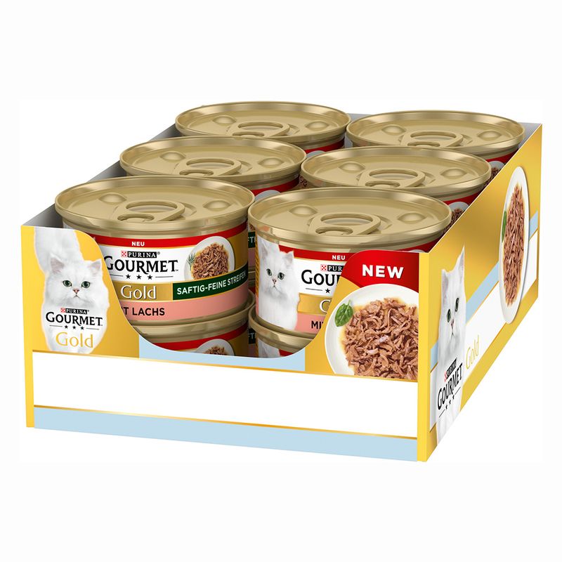 Sparpaket Gourmet Gold Saftig-Feine Streifen 24 x 85g | bitiba.de