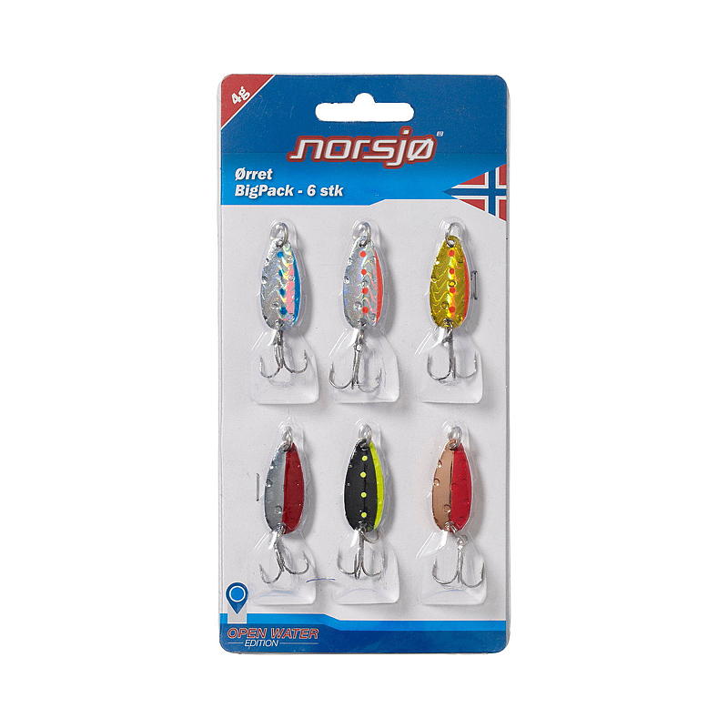 Norsjø Ørret 6-pk 4 g, Norsjø