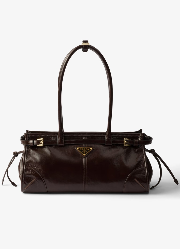 Prada  Medium schoudertas van leer