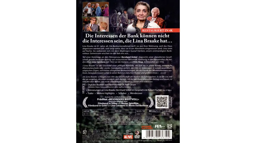 Lina Braake oder Die Interessen der Bank können nicht die Interessen sein, die Lina Braake hat (Filmjuwelen)
