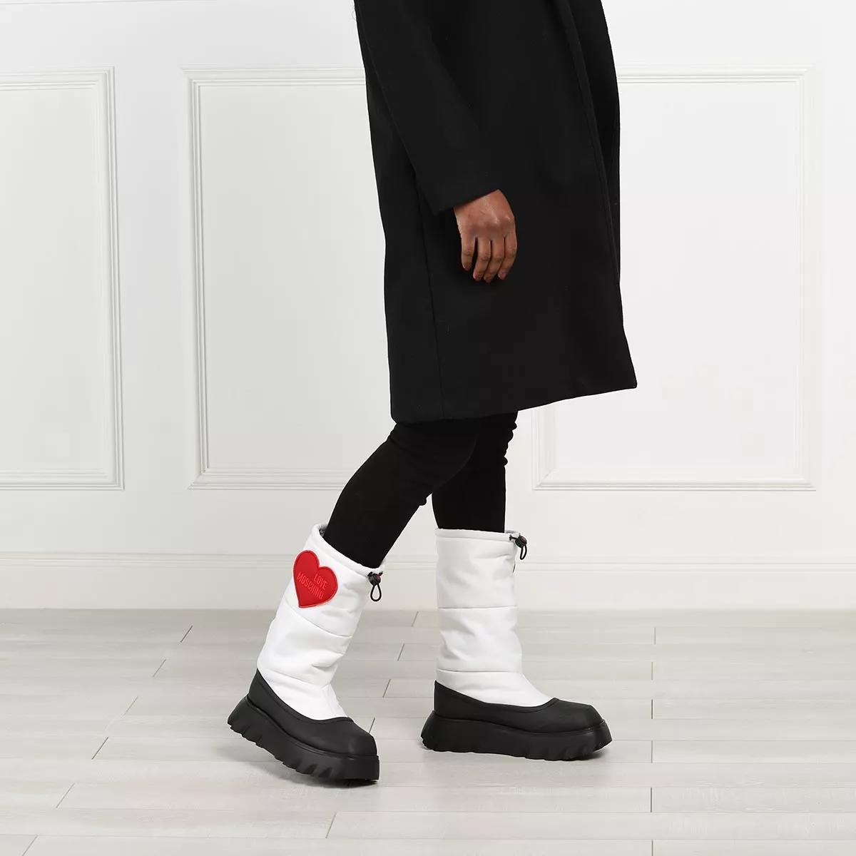 MOSCHINO Stiefeletten weiss Winterstiefel