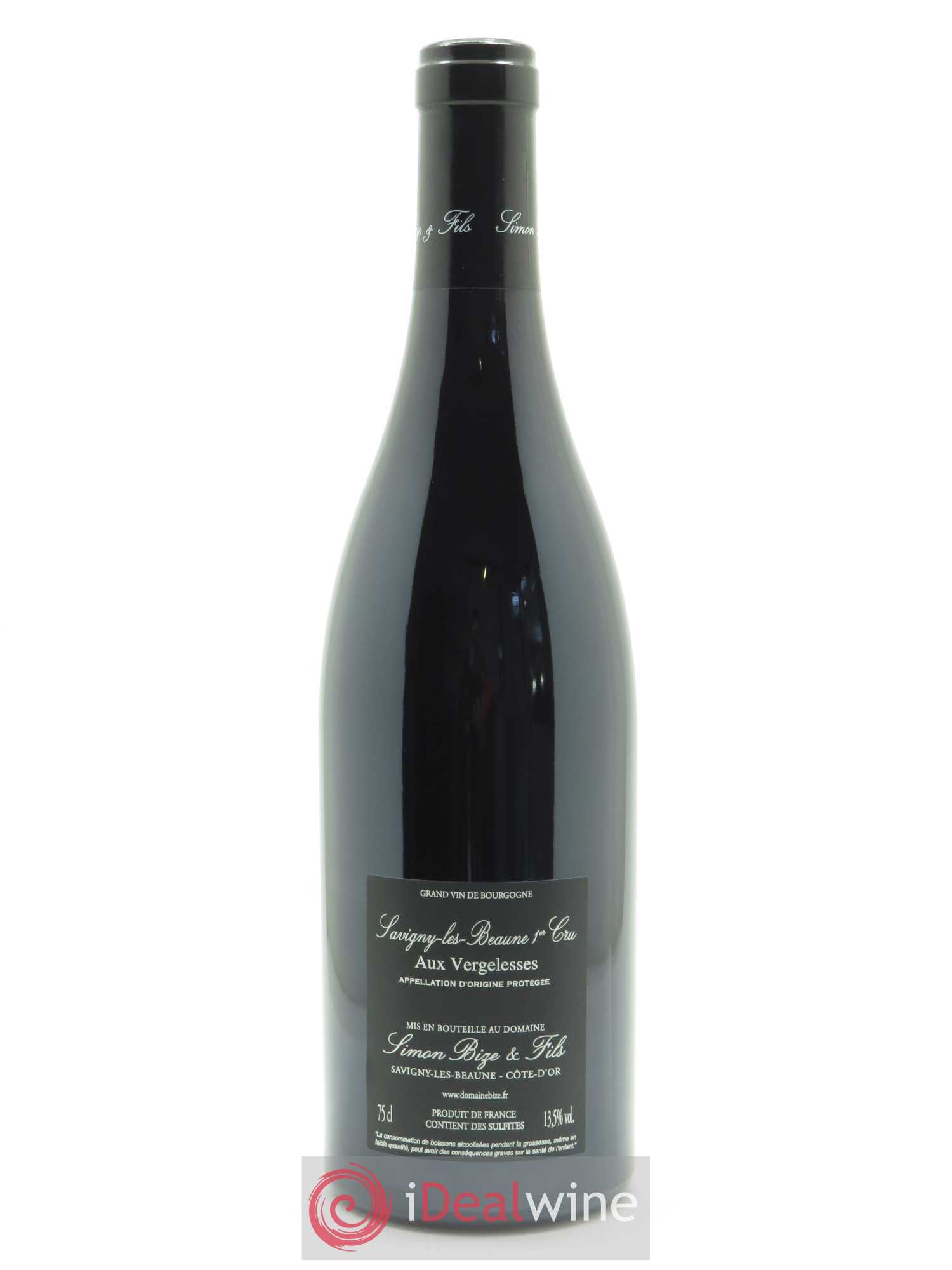 Savigny-lès-Beaune 1er Cru Aux Vergelesses Simon Bize & Fils  2018 - Lot de 1 Bouteille