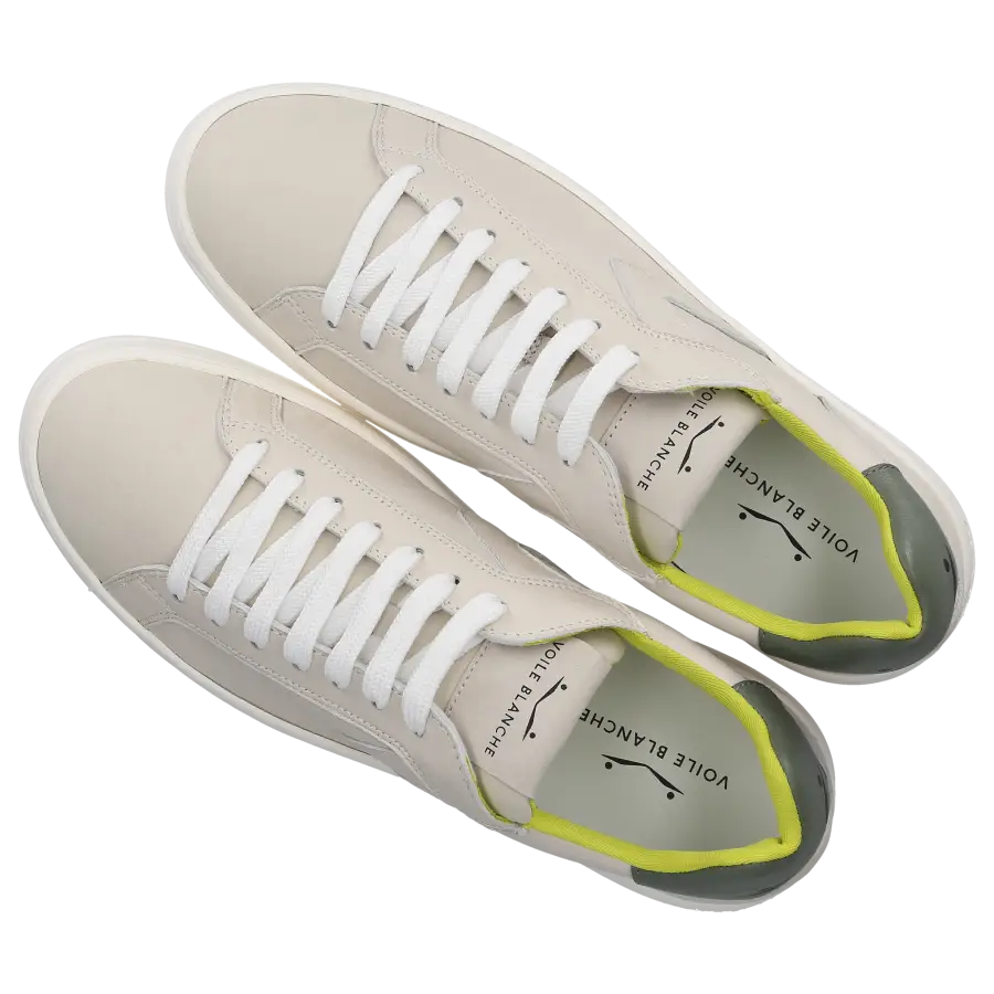 VOILE BLANCHE - Sneaker low LAYTON Kalbsleder - weiß