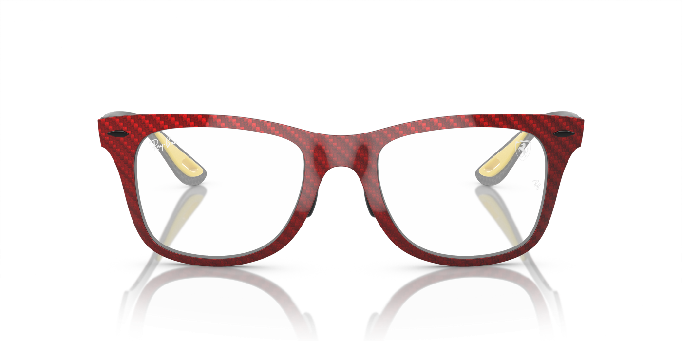 WAYFARER HYPERCARBON 499P SCUDERIA FERRARI - Roșu închis mat, transparent/gri