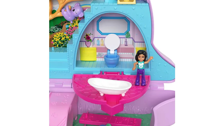 Polly Pocket Mama & Joey Känguru Schatulle, inkl. Figuren & Zubehör