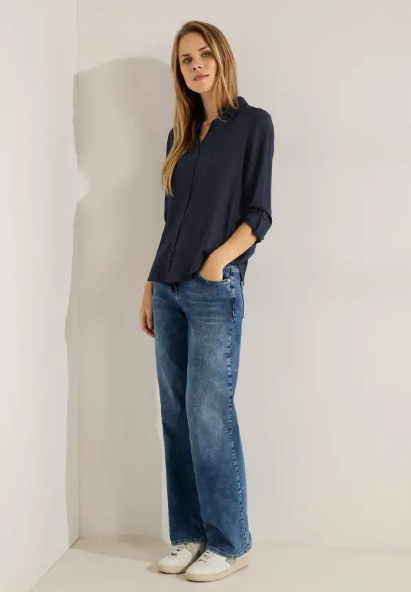 CECIL Bluse in Unifarbe
