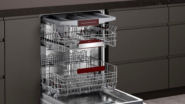 NEFF teilintegrierbarer Geschirrspüler N 50, S145ECS11E, 13 Maßgedecke