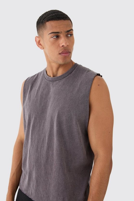 Kastiger Oversize Tanktop