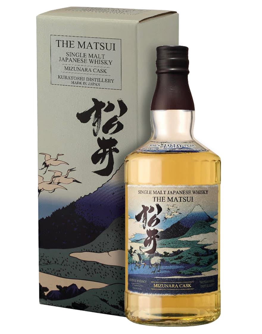 Single Malt Japanese Whisky The Mizunara Cask Matsui 0,7 ℓ, En Étui