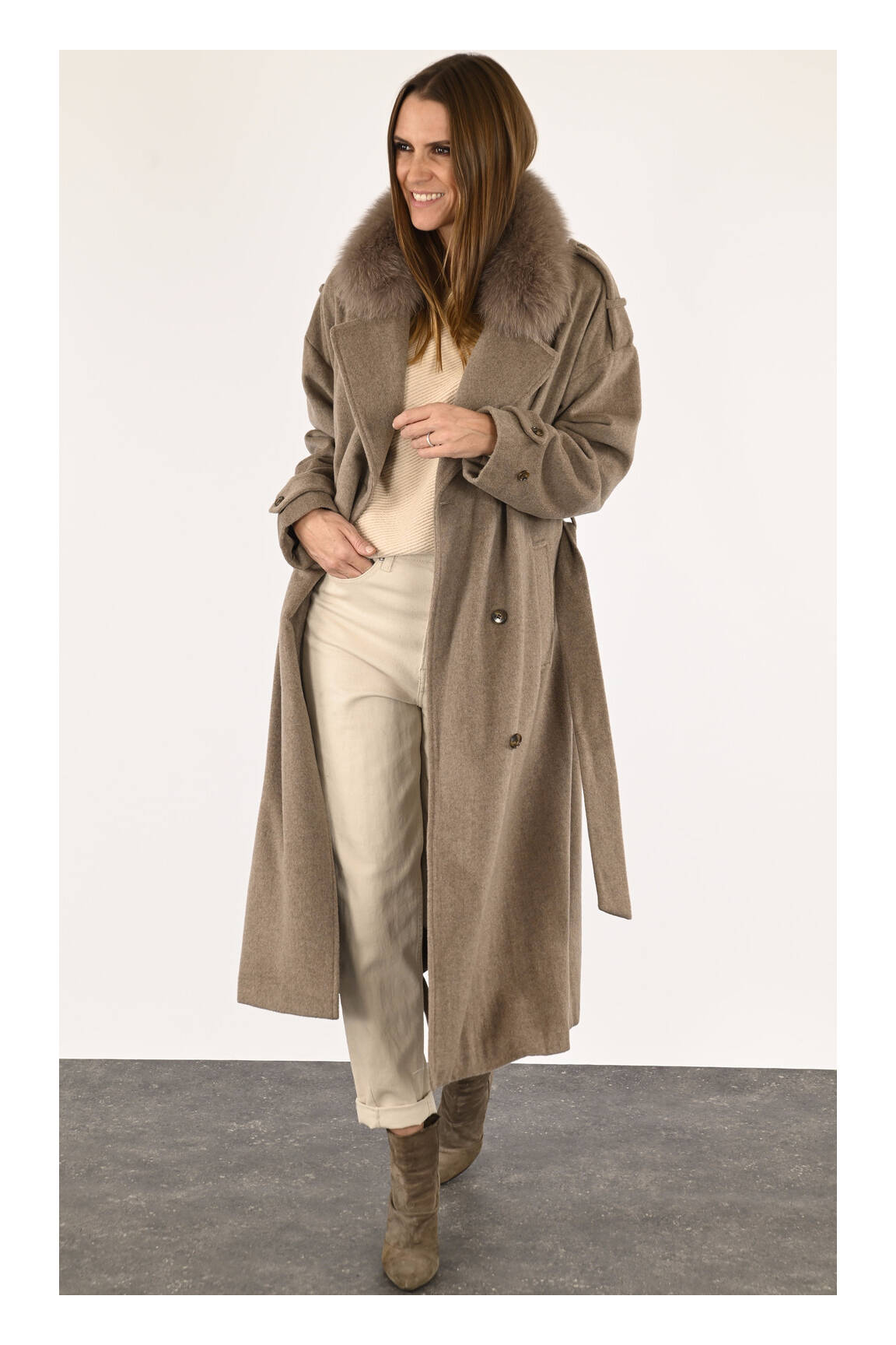 Levinsky Manteaux Longs Femme couleur beige