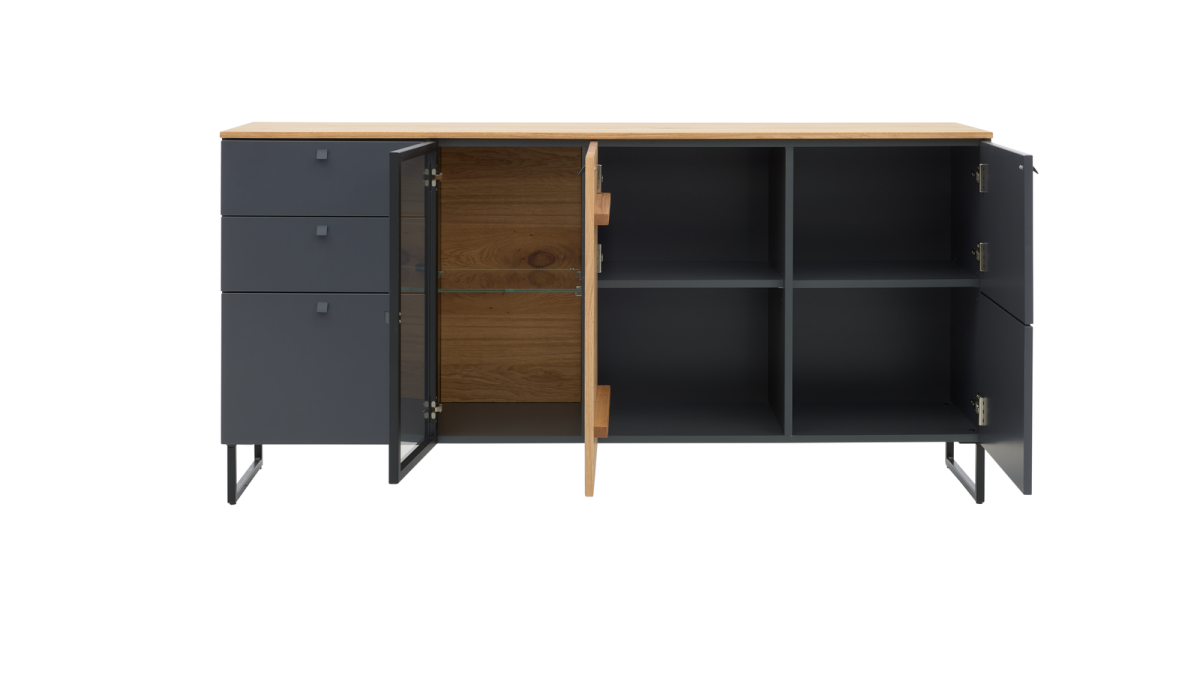Interliving Sideboard Quarzgrau