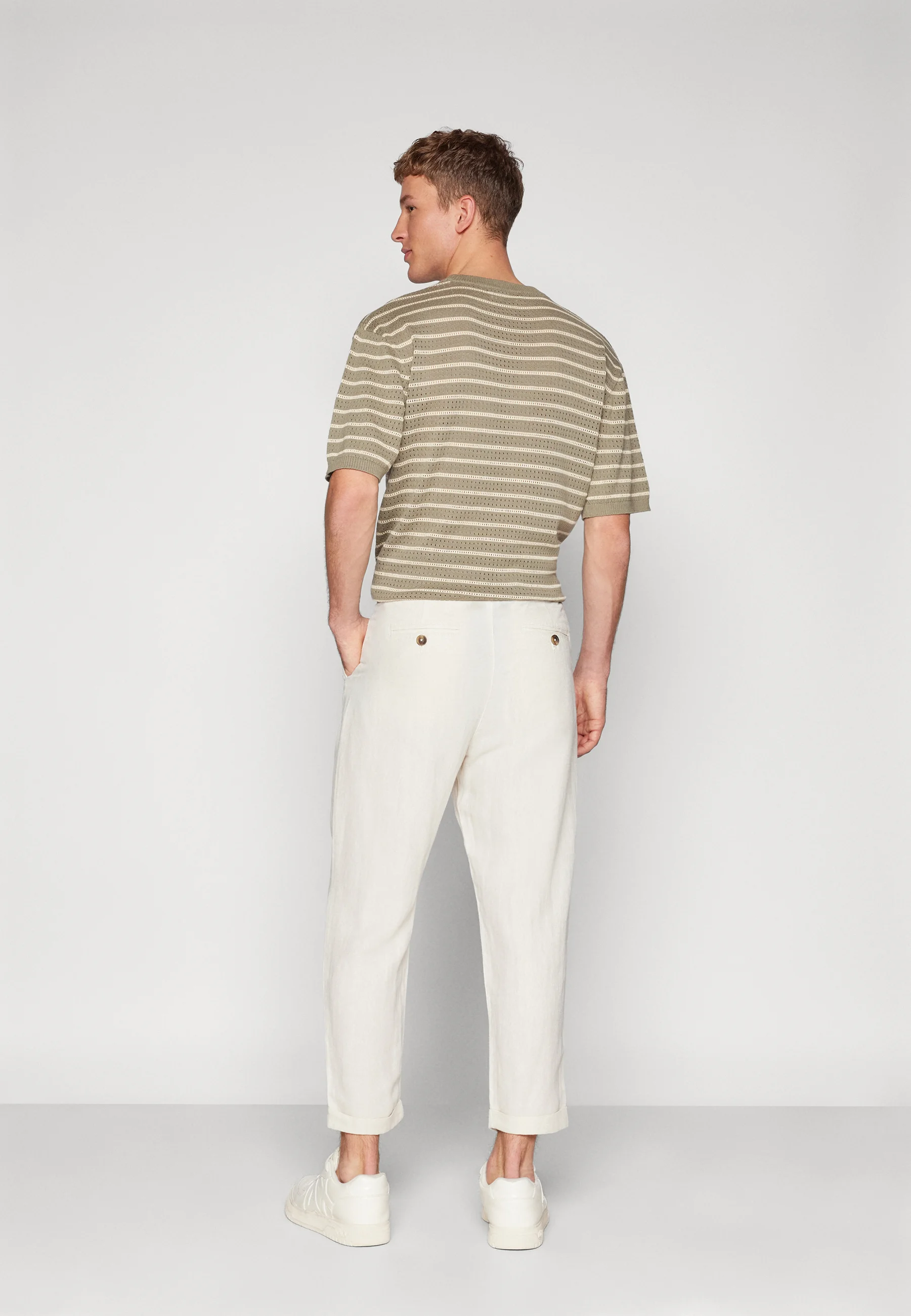Selected Homme SLH180-RELAXED CROP RON PANT - Pantalones