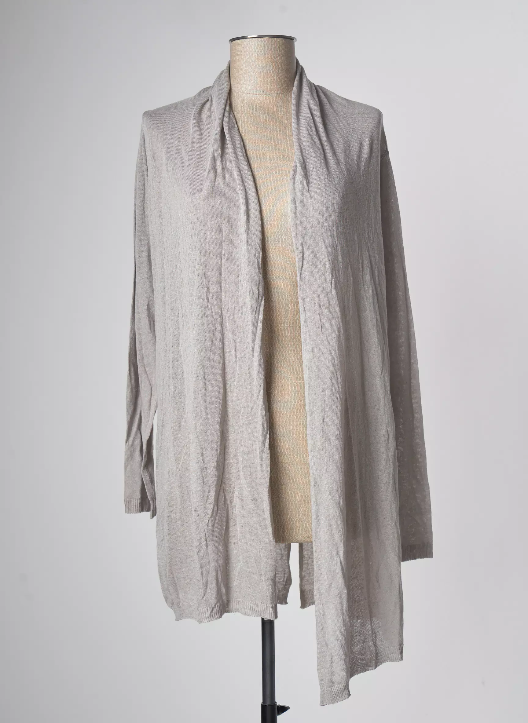 Le Phare De La Baleine Cardigans Femme couleur gris