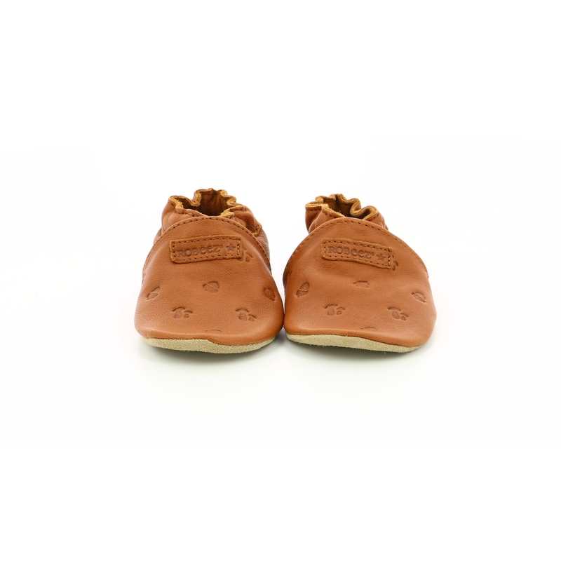 Chaussons cuir tannage vegetal Mywood